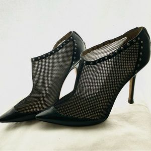 Jimmy Choo studded mesh booties size 37